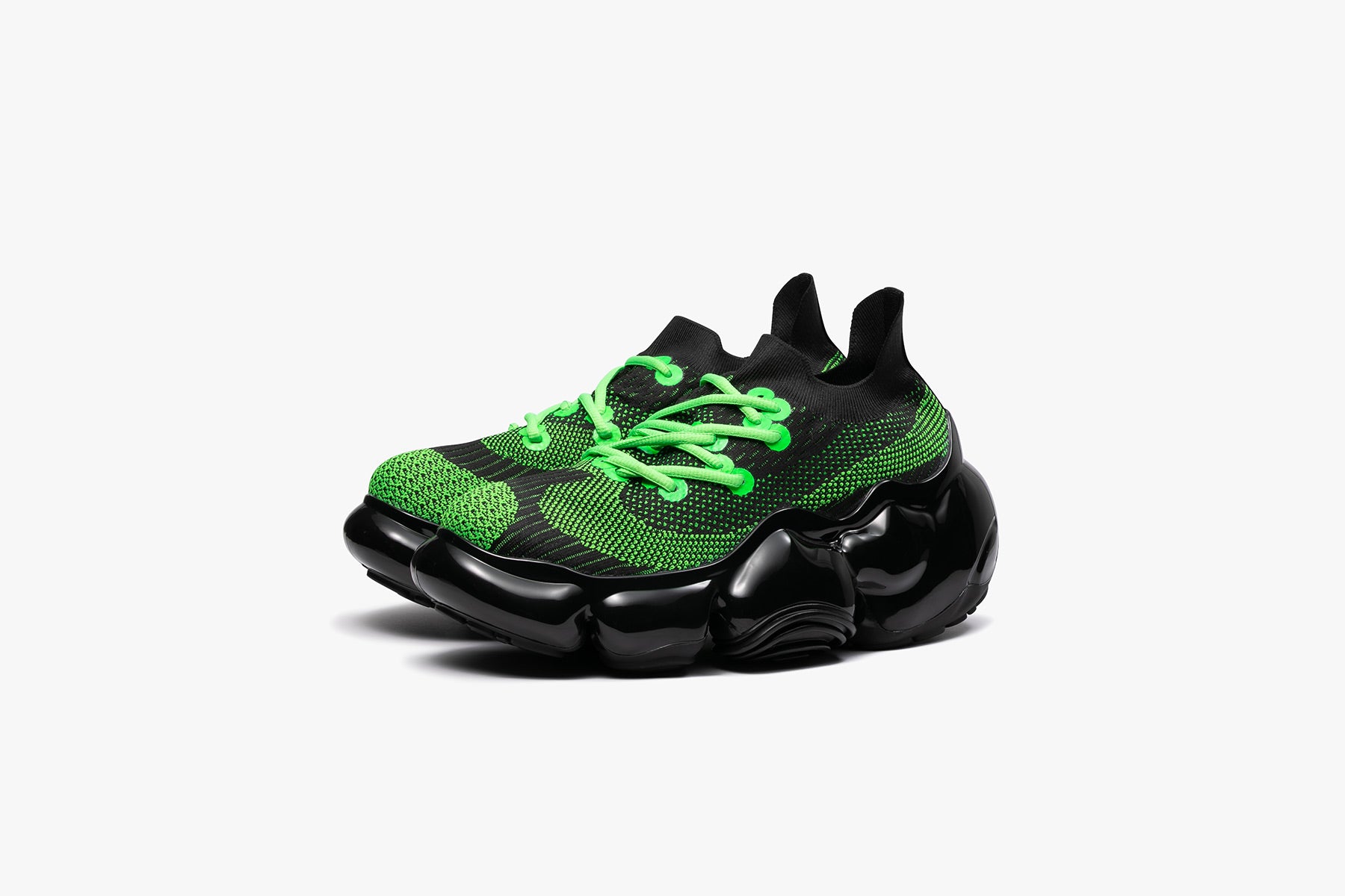 grounds MOOPIE EL BLACK NEON GREEN / BLACK SOLID