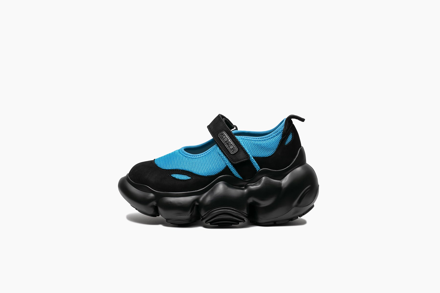 grounds MOOPIE MARY JANE BLUE BLACK / BLACK SOLID MATTE