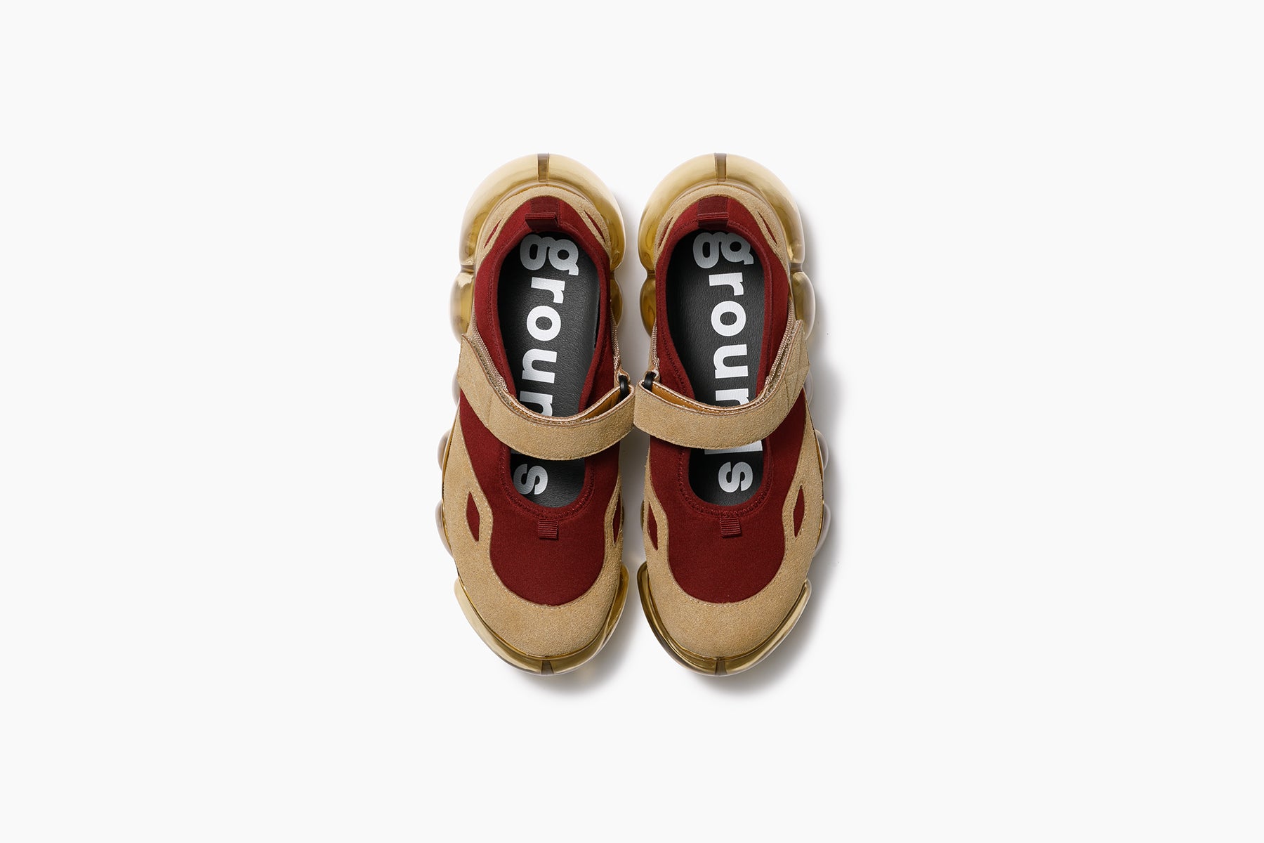 grounds JEWELRY MARY JANE	BURGUNDY CAMEL / CAMEL