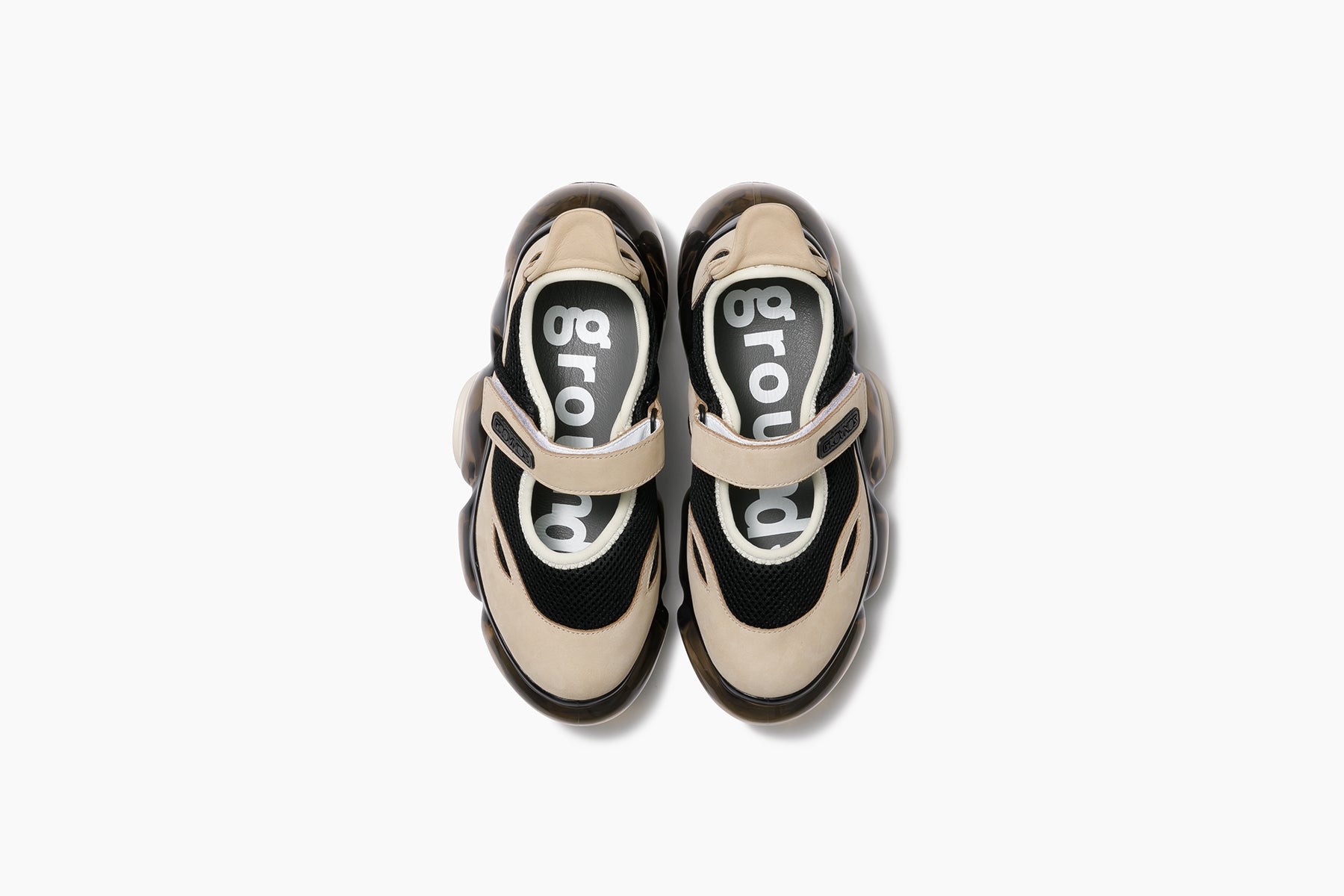 grounds MOOPIE MARY JANE BLACK NUDE / BLACK