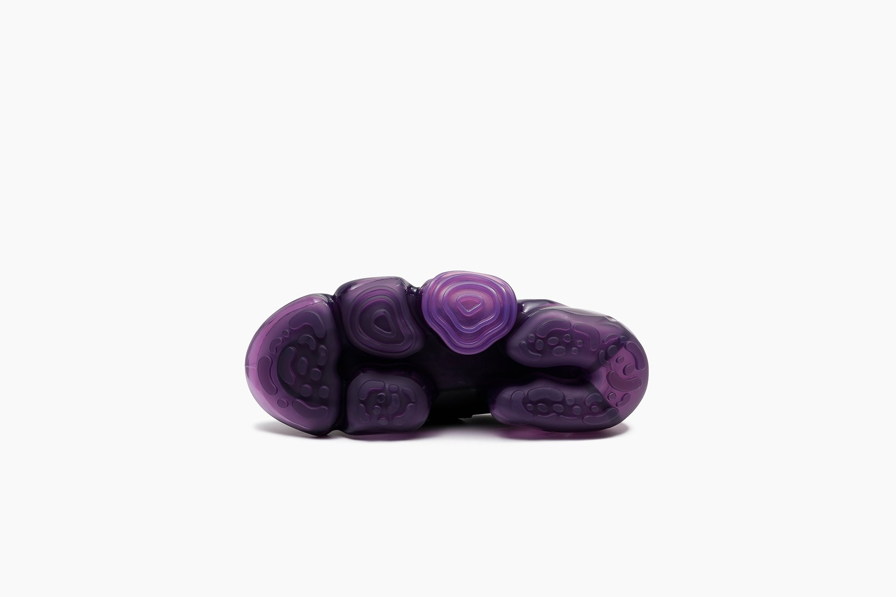 grounds MOOPIE LOAFER　BLACK ENAMEL / PURPLE