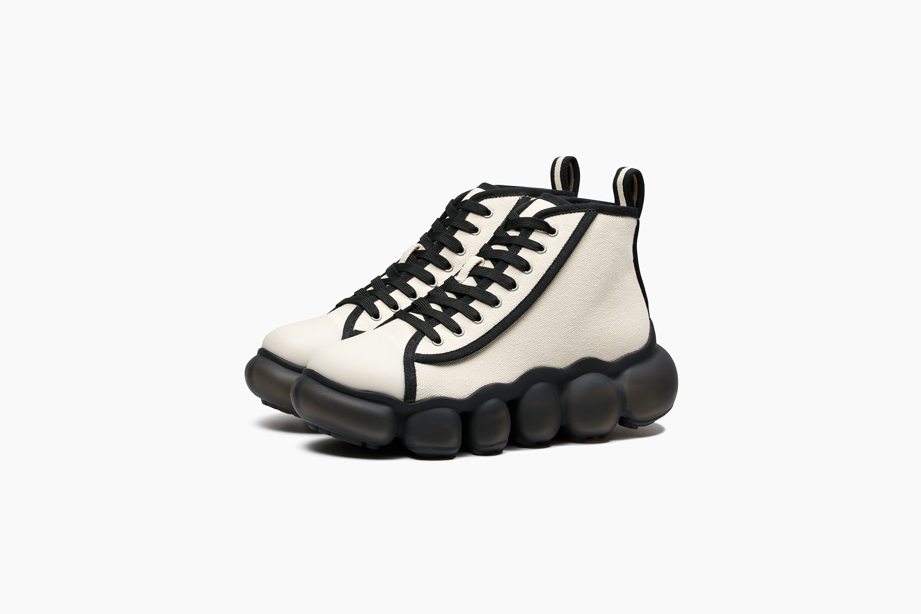 grounds JEWELRY HIGHCUT　BEIGE BLACK / BLACK MATTE