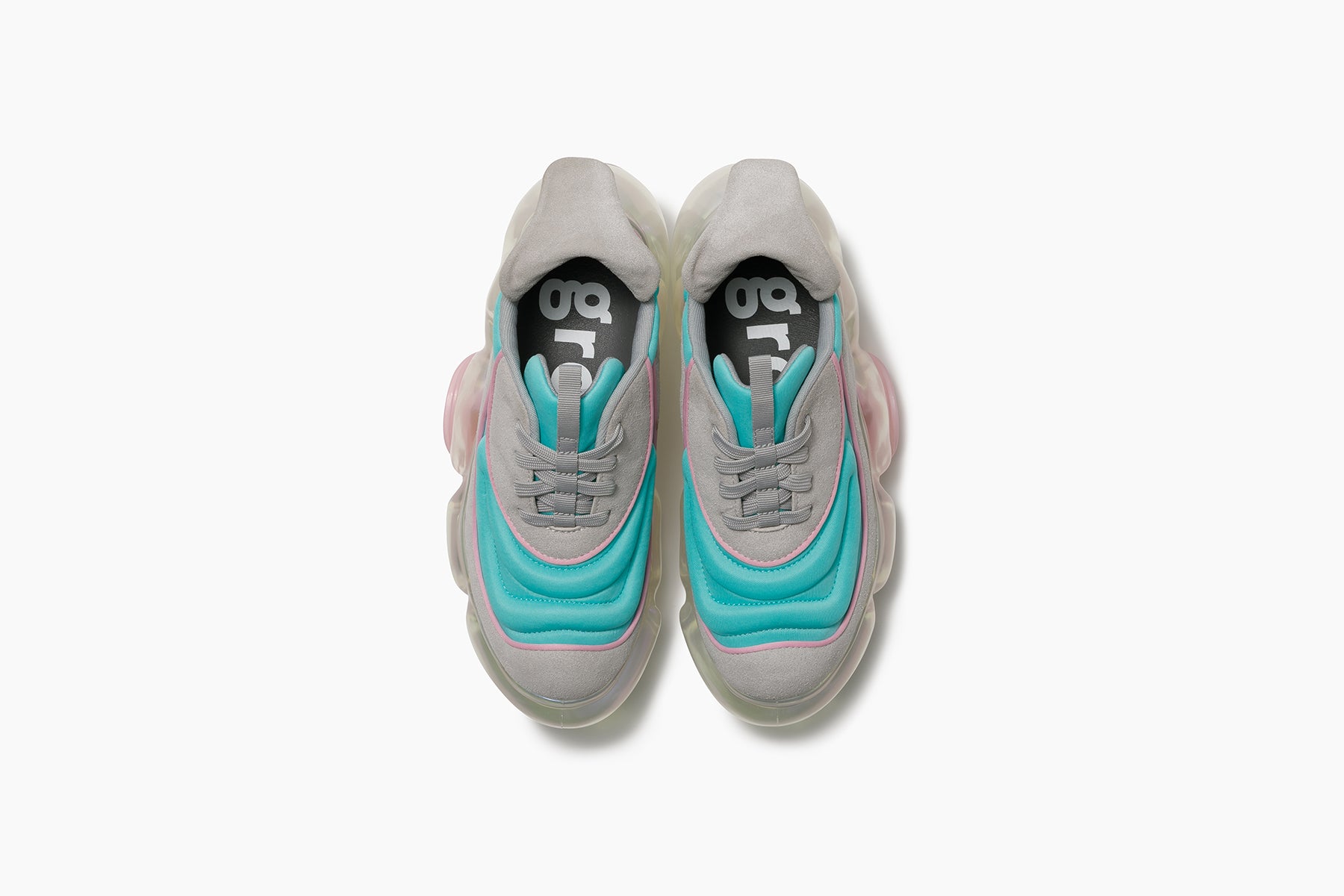 grounds MOOPIE NAZCA LACE　MINT GRAY / CLEAR AURORA