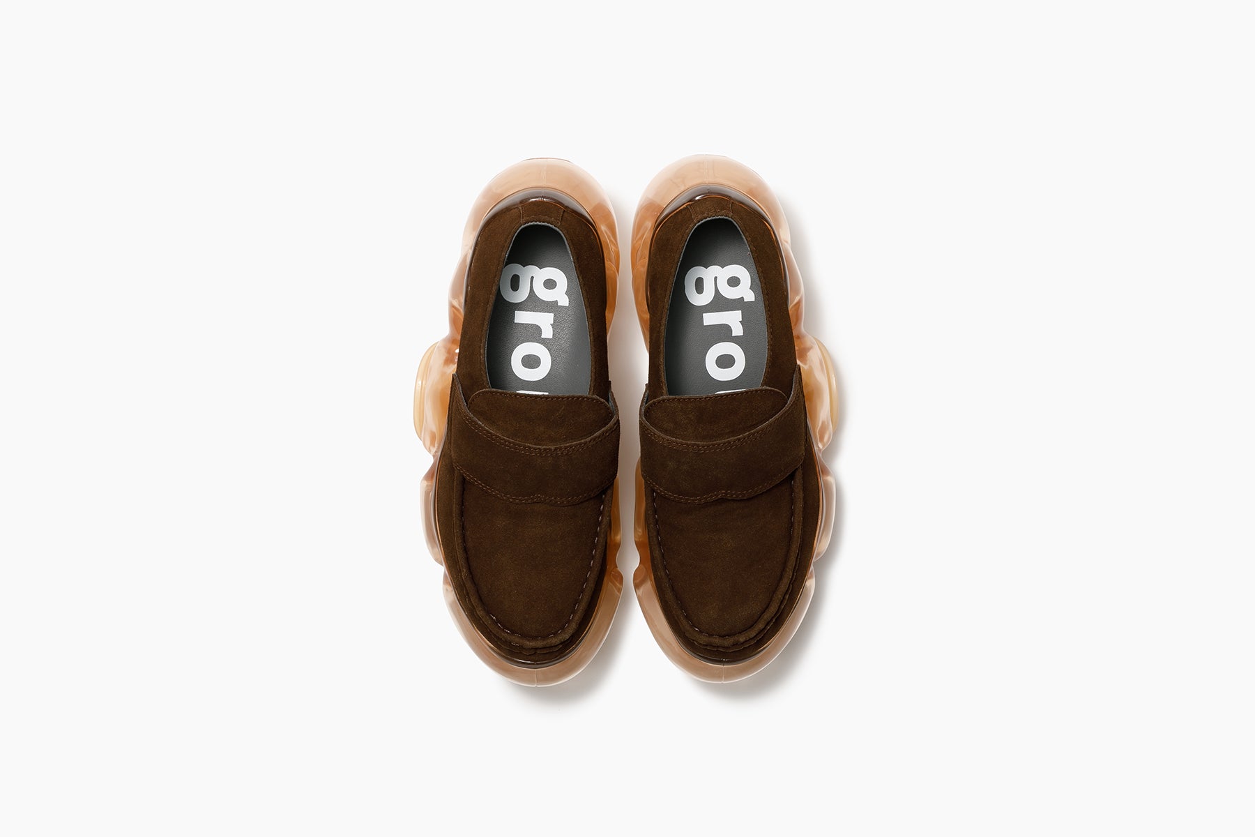 grounds MOOPIE LOAFER BROWN HAIRY / TAN