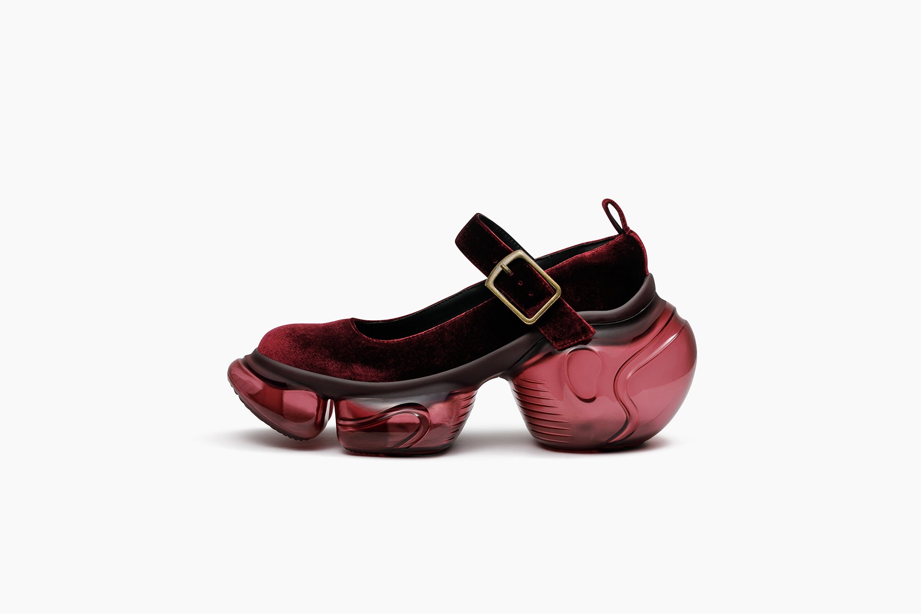 grounds LOOPIE LADY BURGUNDY VELVET / BURGUNDY