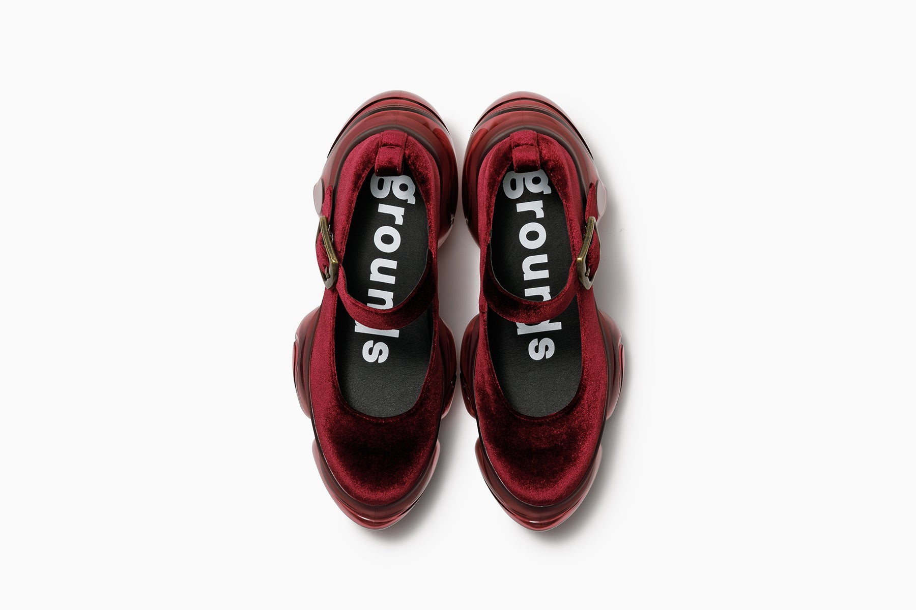 grounds LOOPIE LADY BURGUNDY VELVET / BURGUNDY