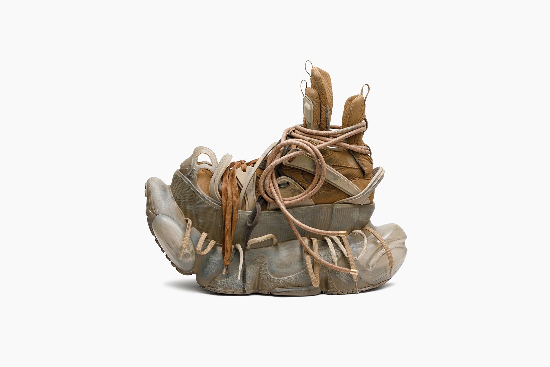 grounds CRYSTAL MEGA MOUTH CARDBOARD BROWN / BROWN