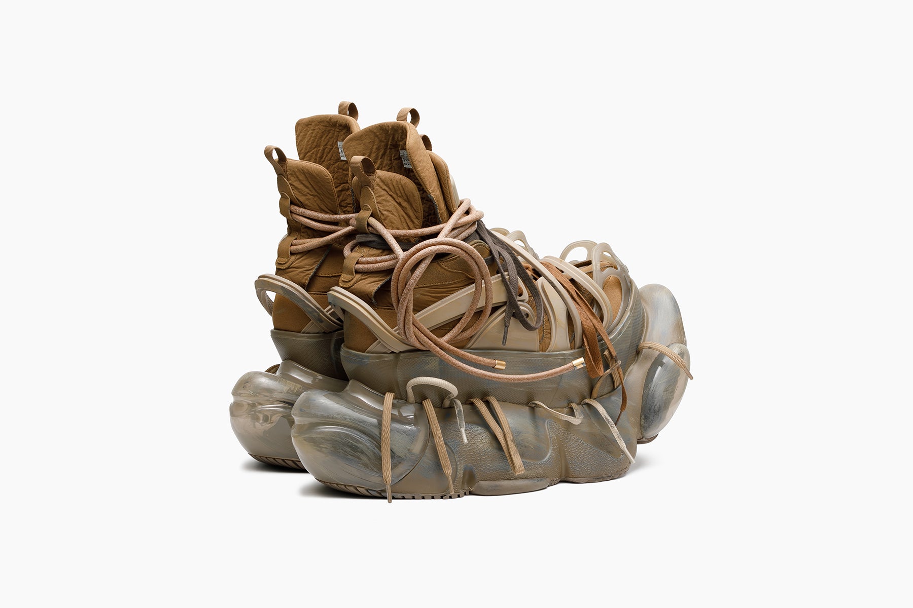 grounds CRYSTAL MEGA MOUTH CARDBOARD BROWN / BROWN