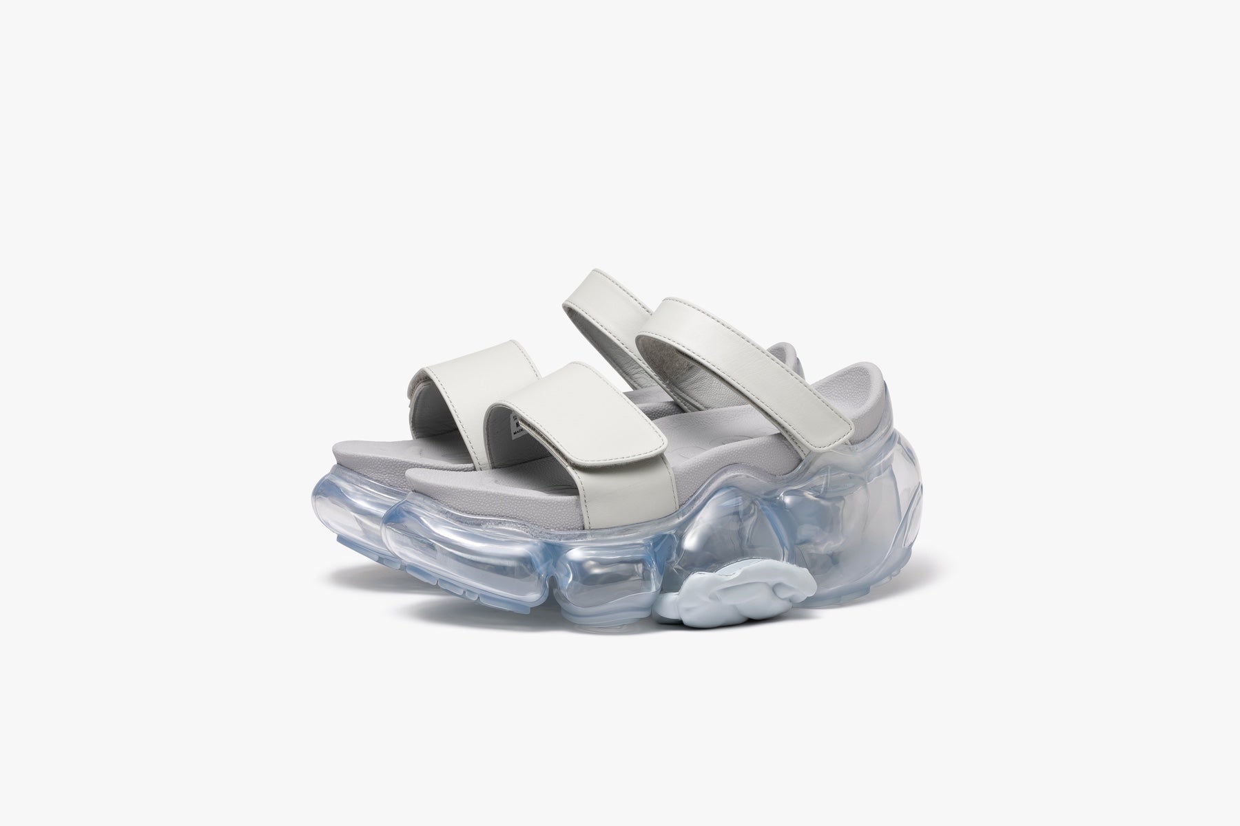 grounds MOOPIE LEATHER SANDAL GRAY / ICE GRAY