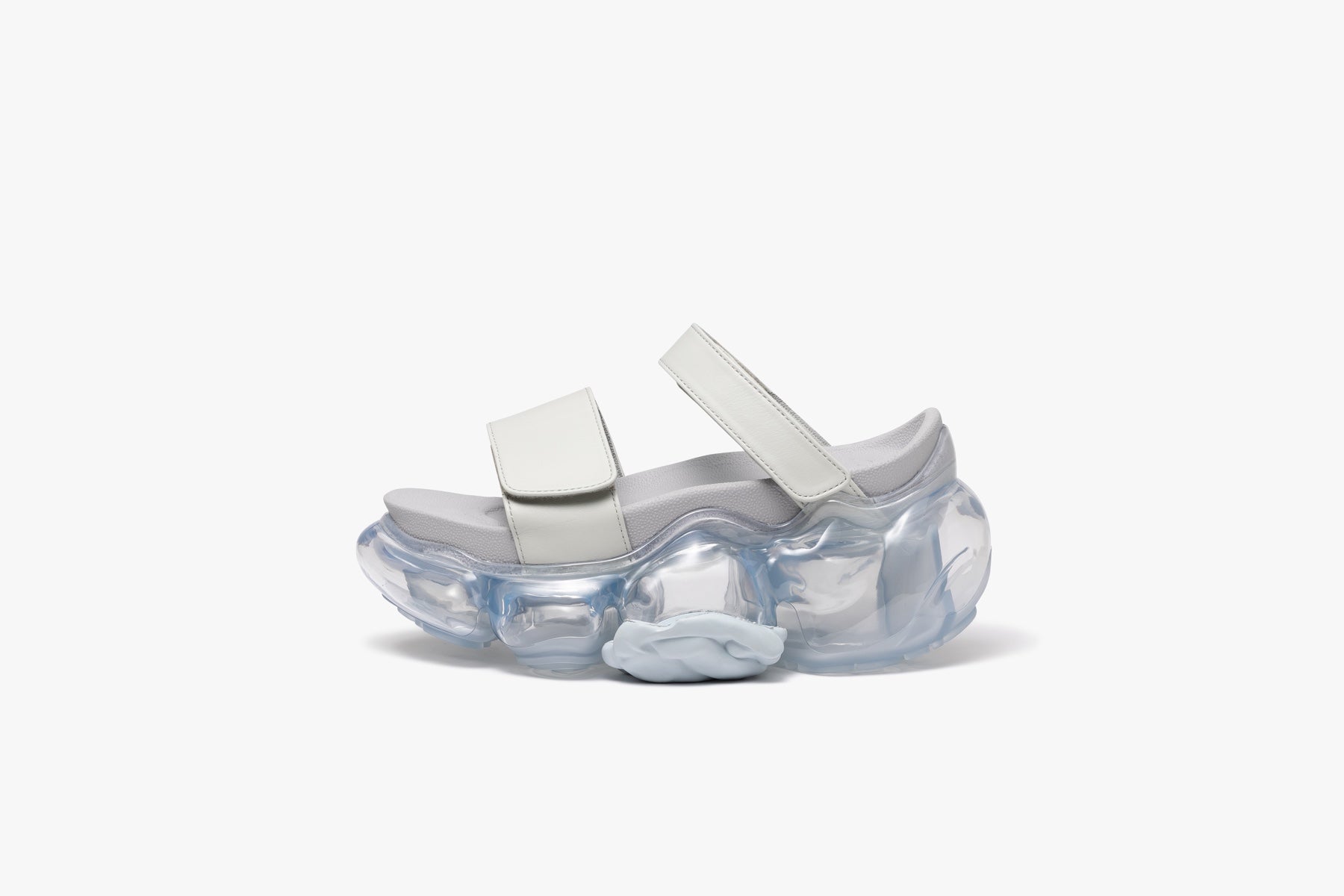 grounds MOOPIE LEATHER SANDAL GRAY / ICE GRAY