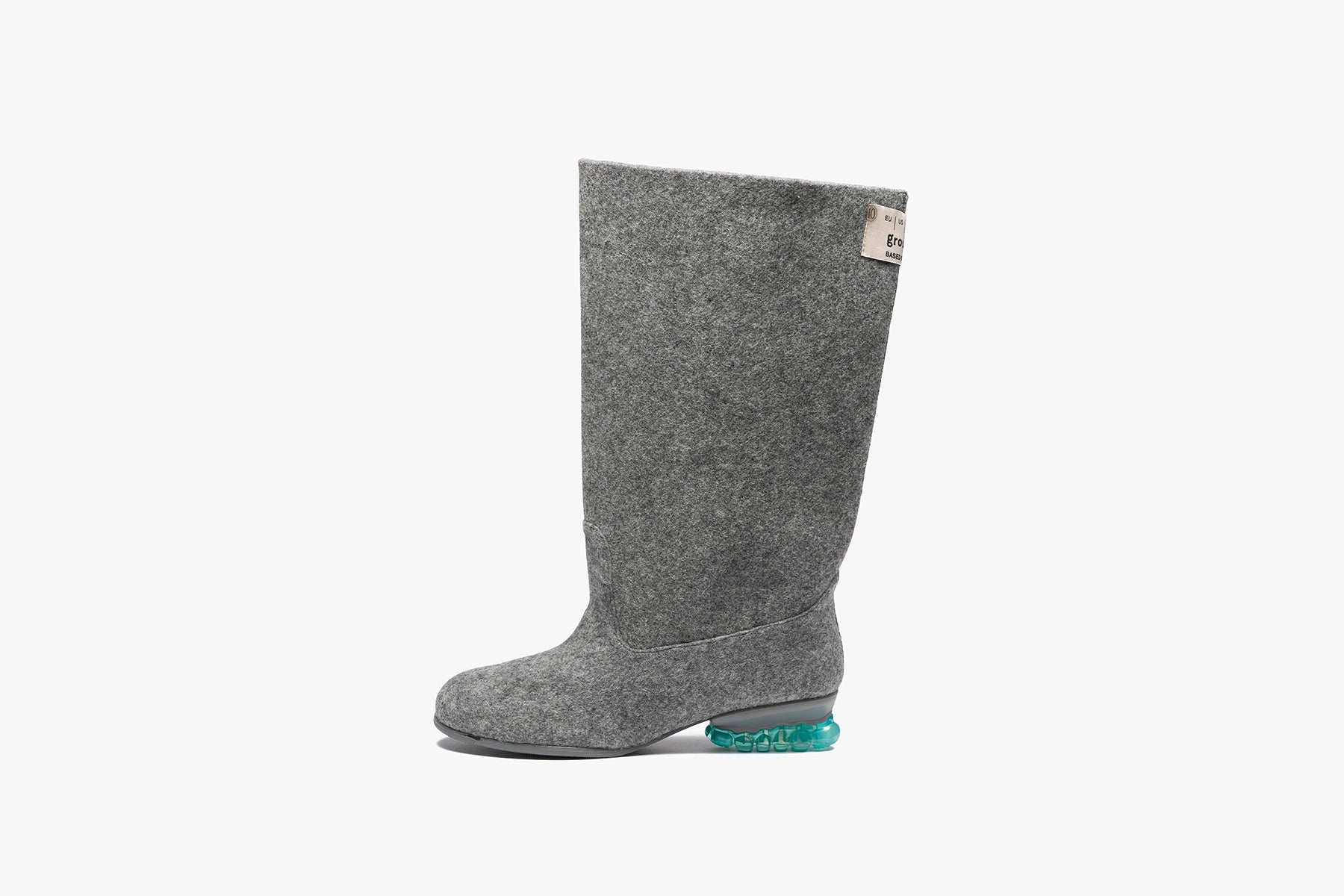 grounds BABY JEWELRY BOOTS GRAY / TURQUOISE