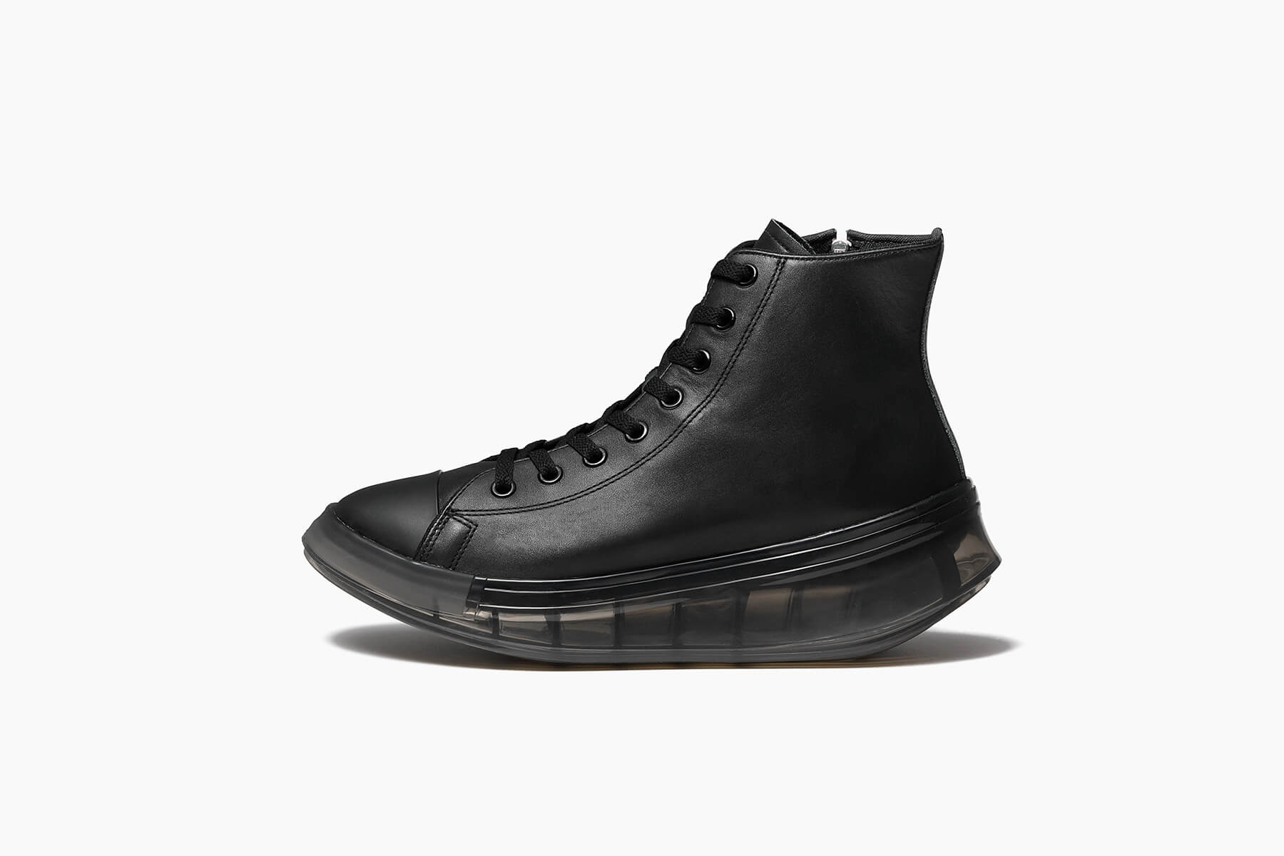 grounds VORTEX HIGHCUT BLACK LEATHER